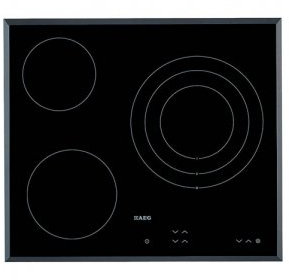 AEG HK-623020 FB - Placa Vitrocerámica Hk-623020-Fb Con 3 Zonas De Cocción