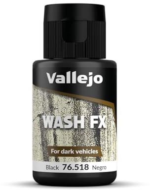 Vallejo Model Color 35 ml Wash Paints - Black