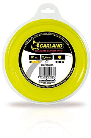 Garland 71023R8125 - Dispensador Nylon Redondo 81 m./2,4 mm. Ø para Desbrozadora