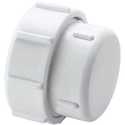 McAlpine S23U Waste Pipe Blank Cap-1.25 inch, White