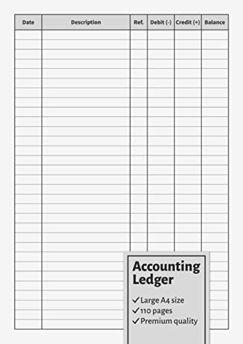 Accounting Ledger: A4 Income and Expenses Cash Book for Small Business