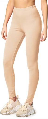 Merry Style Legging Femme Confortables et Extensibles Legging Sport Femme Coton Naturel Respirant Parfait pour Yoga Pilates Fitness Tenue de Sport MS10-198