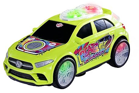 Dickie Toys - Mercedes-Benz A-Klasse Beat Spinner (23,5 cm) - tanzendes Streets N BEATZ Spielzeugauto, motorisiert, Hip-Hop-Beats, Musik & Farbwechsel, batteriebetrieben, Auto für Kinder ab 3 Jahre