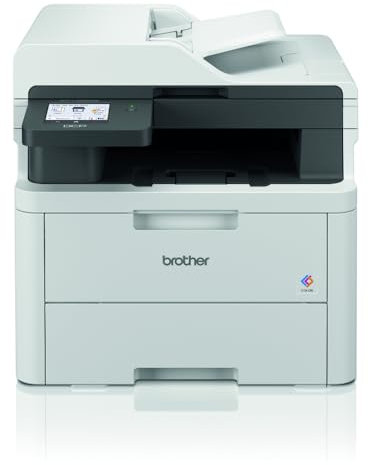 Brother DCP-L3555CDW - Kompaktes 3-in-1 Farb-LED Multifunktionsgerät mit WLAN/LAN, ADF und Duplexdruck