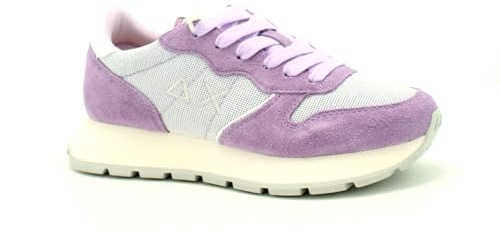 SUN68 Z35203 Sneakers Con Lacci In Tessuto/camoscio Da Donna LILLA 38