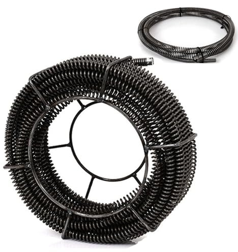 Rohrreinigungsspiraler och rensningsax, Ø 16 mm x 4,8 m + Ø 16 mm x 2,5 m