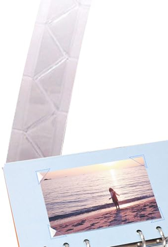 Lumi Zenva® 500 Pezzi Fotoecken Adesive – Angoli Adesivi per Foto DIY, Angoli Decorativi Adesivi per Foto – Angoli Adesivi per Foto per Album Fotografici, Scrapbook e Cornici per Foto