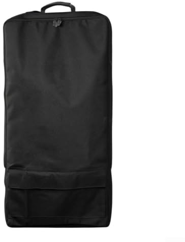 ZAMETTER Borsa per briglie da appendere, organizer per rimorchi, stalla da parete, portatile, in tessuto Oxford, per briglie, redini, cavezze nero, 41 x 8 x 66 cm