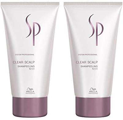 Wella SP Clear Scalp Shampeeling 2 x 150 ml gegen Schuppen System Professional Care