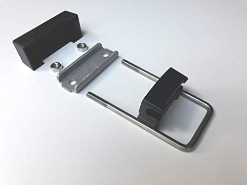 OuM 3 Pieza U para Planchar Set para Valla BES festigung 40 x 40 mm 40 x 50 mm 40 x 60 mm 40 x 80 mm 40 x 100 mm