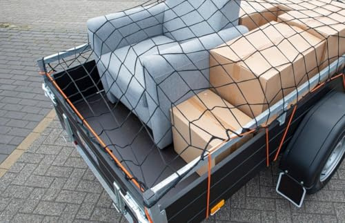 Black+Decker Hängnät – 2 x 3 m – stretchigt, elastiskt – i förvaringsväska – svart