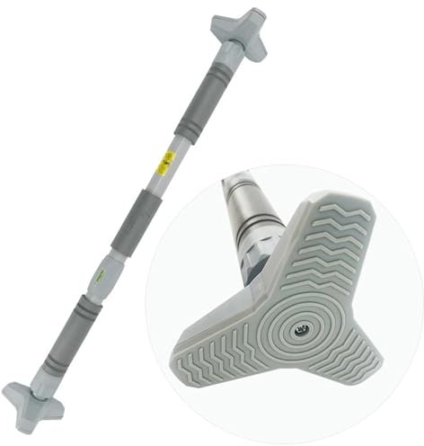 Barra Ginnica monoblocco per Uso Domestico (Non è Necessario forare), per Bambini di 8-12 Anni, con tappetini Antiscivolo e Chiusure di Sicurezza, Supporto Piatto Triangolare, 69-130 cm,115-130cm