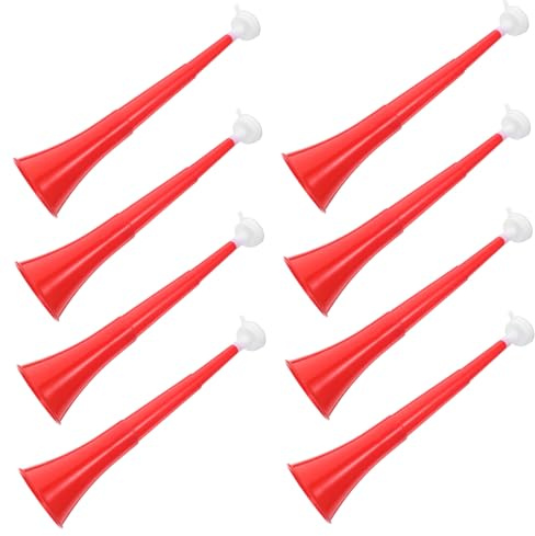 JOINPAYA 8 Piezas De Megáfono Para Animar Fútbol Vuvuzela Trompeta Bocina De Aire Para Eventos Deportivos Trompeta Para Fiestas De Fiesta Bocina Plegable Para Animar