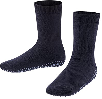 FALKE Catspads K Hp coton laine picots sur la semelle 1 paire, Chaussettes Chaussons Mixte Enfant, Bleu Dark Marine 6170, 35-38