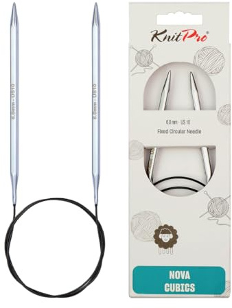 KnitPro KP12181 Aiguille Fixe Circulaire Laiton Brillant 60 cm x 6 mm