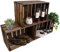 3er Set Neue dunkle stabile Obstkiste Palisander- Stiege, aus dem Alten Land +++ Natur 54x35x30 cm
