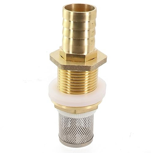 für HPLIVE Regentonnenverbinder Wassertankverbinder mit Filtersieb Regenbuchse mit Schlauchfilter für Wassertank