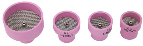 Alumina Torch Gas Lens Kit, Keramisk Svetskoppsats, Lång Livslängd WP-17/18/26 1,6 TIG-munstycke för WP-17/18/26 TIG Svetsbrännare Svetsutrustning