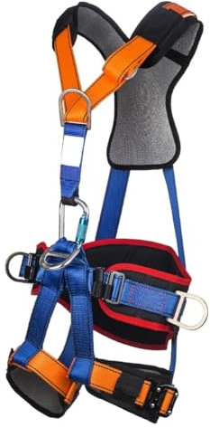Harnais anti-chute MIRA 20A Complet 5 Points d'Attache, Harnais de sécurité anti-chute Boucles Dégagement Rapide, Certifications CE