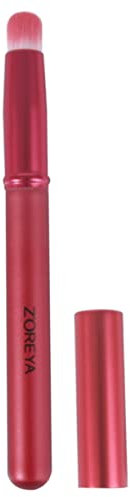 SAFIGLE Pincel de Labios Portátil Redondo 1 Piezas para Maquillaje Corrector y Brillo Labial Herramienta de Maquillaje Suave para Mujeres para y Tapa