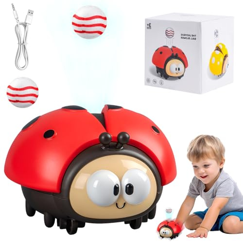 CelestiMingle Mariquita flotante bola juguete, juego eléctrico de bolas de hover, juguete sensorial interactivo para niños a partir de 3 años, juguete educativo bebé, regalo de cumpleaños para niños y