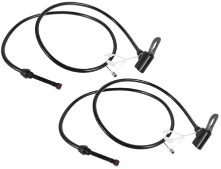 OFFSCH 2 pezzi Tubo di Ricambio per Pompa Bicicletta con Doppia Testa Adattatore Valvole Presta e Americana per Gonfiaggio Rapido di Pneumatici e Palloni Accessori per Bici Portatili