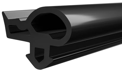 DQ-PP Joint d’étanchéité pour fenêtre – Noir – 5 m – S-1628 – Pour fenêtre DECCO en PVC – Joint en caoutchouc – Joints d’étanchéité en plastique pour porte – Joint d’étanchéité pour profil de porte