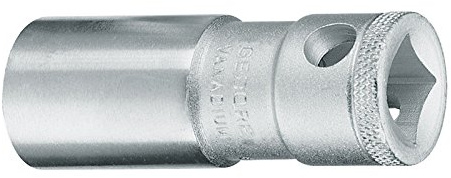 GEDORE 53 Zündkerzeneinsatz mit Haltefeder 16 mm 3/8', ollee, Zoll, 3/8 Zoll