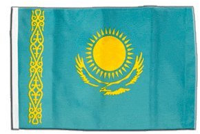 Flaggenfritze® Flagge Kasachstan - 30 x 45 cm