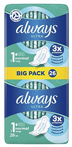 Always Ultra Normal Plus Lot de 2 x 13 Servietten