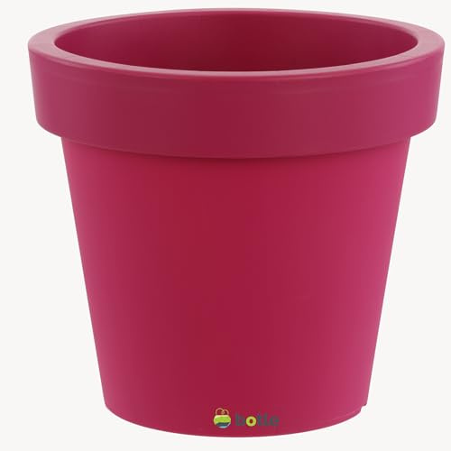Wamat Blumenkübel Blumentopf Pflanzkübel Pflanztopf 4 Größen / 8 Farben S - XXLNeu!! (Durchmesser:34 cm, lila)
