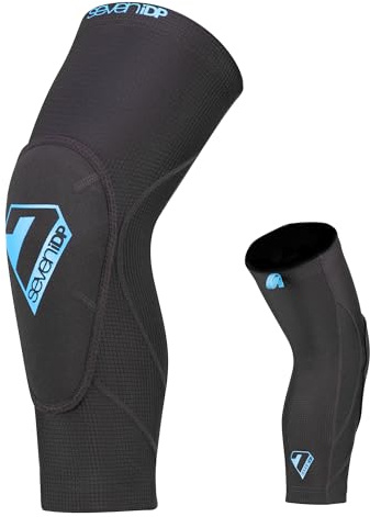 Seven iDP 7iDP Sam Hill Lite Knee Pad – Lightweight MTB Knee Sleeve for Trail, Enduro and Downhill – Slip-On Compression Fit for Men and Women (L)