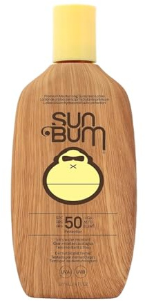Sun Bum Original SPF 50 Sun Cream Lotion, Moisturizing Sunscreen with Vitamin E, Vegan and Reef Friendly, Broad Spectrum UVA/UVB Protection, 237ml