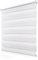 Doppelrollo Klemmfix ohne Bohren 50x130cm(BxH), Rollos für Fenster ohne Bohren Weiß, Duo Rollo Klemmrollo, Lichtdurchlässig & Sichtschutz,Fenster Rollos für Innen