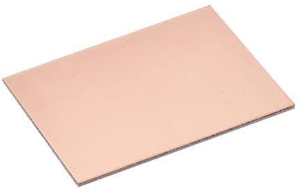 YOKIVE 5pz PCB Rame Rivestito Scheda, FR4 Singolo lato Vuoto Circuito Schede, Ottimo per Elettronica Hobby, Acquaforte, Circuito Progetti (70mmx50mmx1mm)