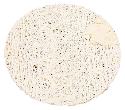 TOVINANNA Spugnette Struccanti Naturali in Luffa 5 Pezzi 2.36 Dischetti Esfolianti Viso Per Pulizia Profonda E Rimozione Trucco Accessorio Bagno Multifunzione