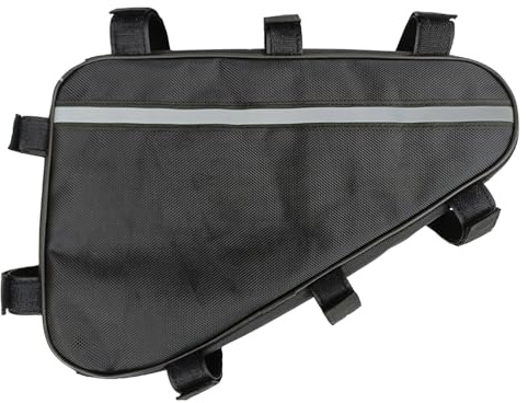Electric Cycle Battery Storage Bag, Bike Frame Bag Triangle, E-Bike Battery Holder Triangle Ideal for Commuters and Long Rides, Waterproof and Durablle, 36x22cm, Easy Installation