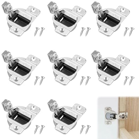 Blum Lot de 8 charnières à visser de rechange pour Blum Compact 33 110 degrés (plaque de montage non incluse)