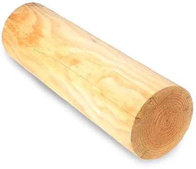 Gartenwelt Riegelsberger Palisade Ø 12 cm Länge 120 cm Lärche Natur Rundholz für Beeteinfassung Hangbefestigung & Gartengestaltung