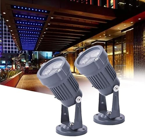 3W LED-utomhusbelysning for gräsmatta med jorduttag, IP67 vattentät LED-reklamskylt strålkastare(Green,10W(85 265V))