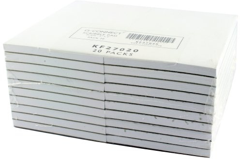 Q-Connect 126x76mm 80 Leaf Plain Scribble Pad (Pack of 20)