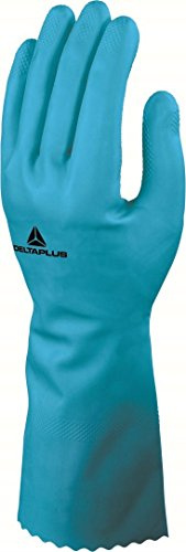 Delta plus guantes sinteticos - Guante limpieza latex azul 30cm talla 6,5