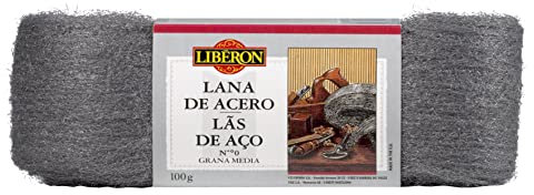 Liberon - Lana acero nº 0 textura media 100 g 4396
