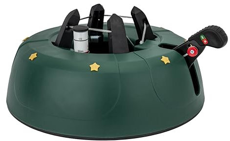 Star-Max Modell 2018 Christbaumständer by F-H-S, Model Start 2, für Baumhöhe bis 2,5 m, Weihnachtsbaumständer mit Fuhebelfunktion und Einseiltechnik, 2,5 Liter Wassertank, 2.5 liters, Grün, 2,5 L