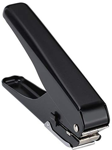 Pinza per fori per fessure in metallo Pinza per fori per badge Punzonatrice per fori per fessure per carte d'identità Foro per badge Tag per foto in PVC Punzonatura per fori