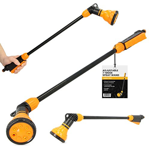 Sprühlanze 7 Funktion Hochdruckreiniger Lanze Zubehör Wasser-Zauberstab für Gartenspritze Spritzlanze Hochdruck-Wasserstrahl Gießstab Gartenbrause Brause Bewässerung Wasserdurchfluss Stabbrause