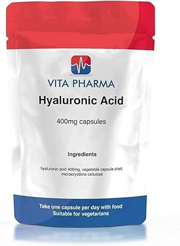 VITA PHARMA Hyaluronic Acid 400mg 120 Capsules