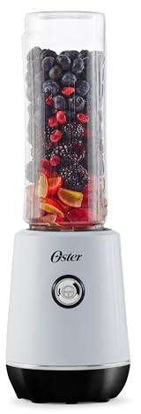 Oster MyBlend Plus Personal Blender 20-Oz BPA-Free Portable 500-Watt with a One-Touch Function Stainless Steel Blade and 3-Year Satisfaction Guarantee