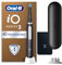 Oral-B iO 3 Matt Black Ultimate Clean Electric Toothbrush, 1 Refill Holder, 1 Charger Pouch, 1 Travel Case, Designed by Braun, Packaging May Vary