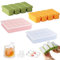 MAOMUN 4 Pack Silicone Cube Tray with Lid, 38 Ice Cube Large Ice Cube Moulds Large Ice Cube Tray for Freezer, Easy Release Ice Tray Ice Cube Moulds for Whiskey Cocktails Soup Butter Baking